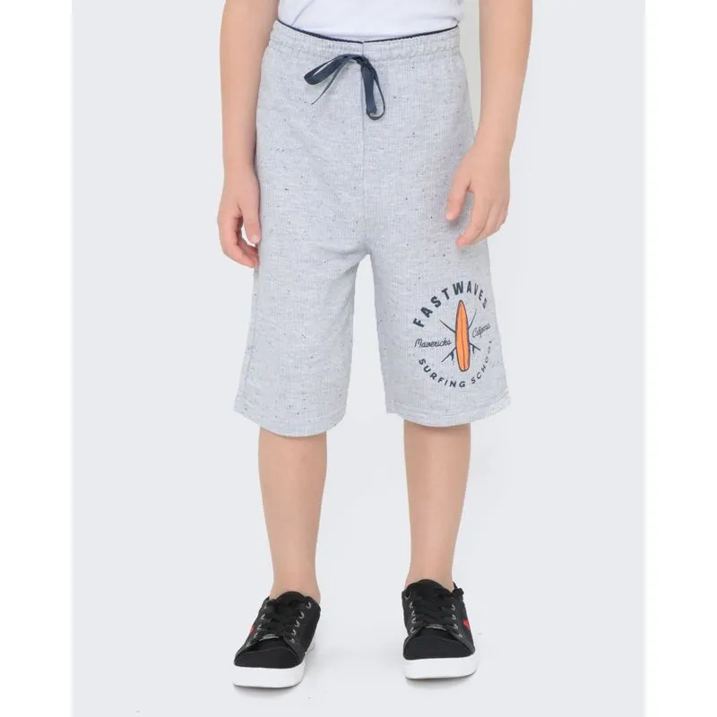 Bermuda Infantil Botonê Cordão Cinza 6