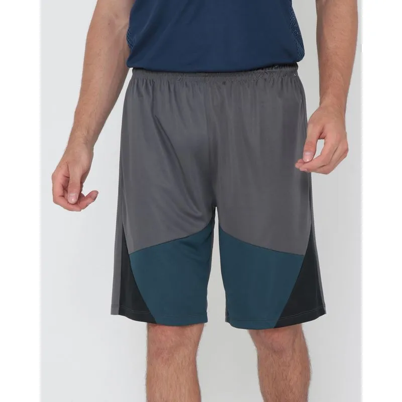 Bermuda Esportiva Masculina Recorte Cinza Chumbo M