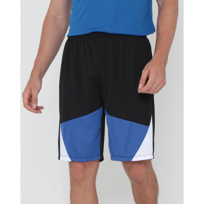 Bermuda Esportiva Masculina Recortes Preta G
