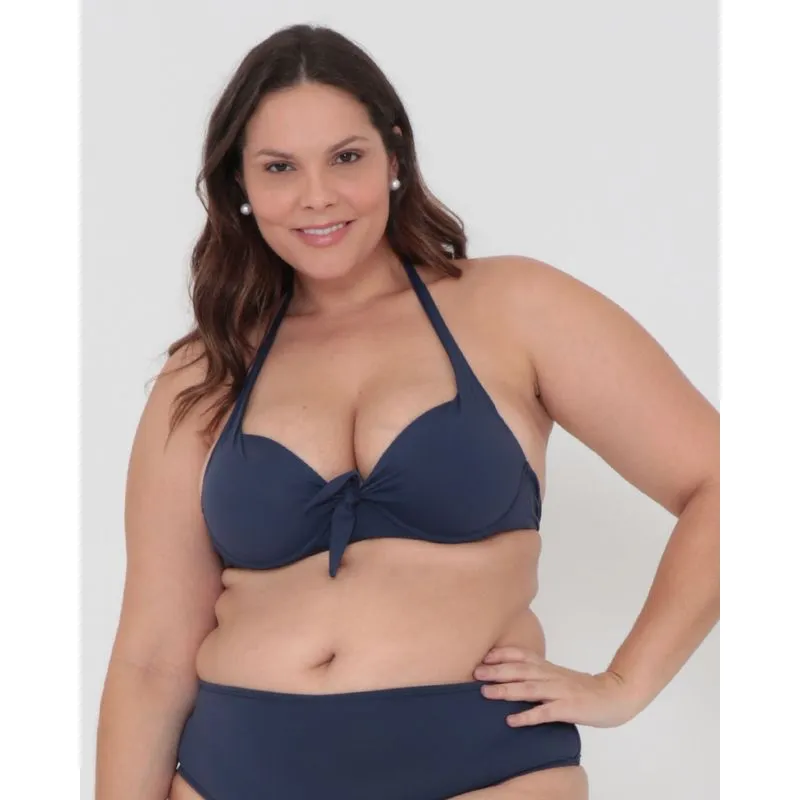 Biquíni Avulso Top Plus Size Azul Marinho 52