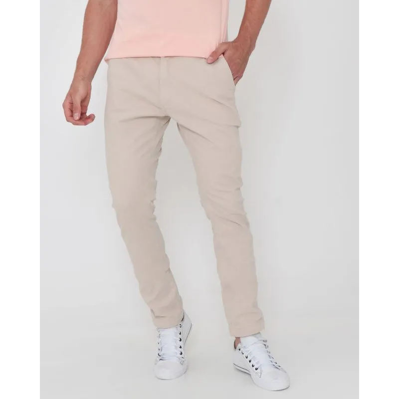 Calça Sarja Masculina Bege 40
