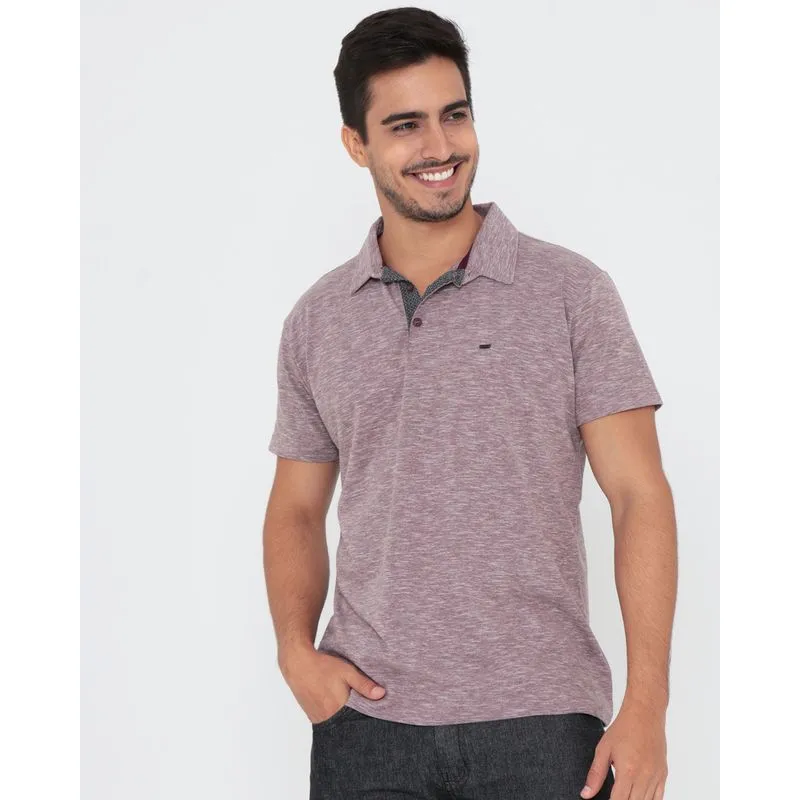Polo Masculina Flamê Vinho G