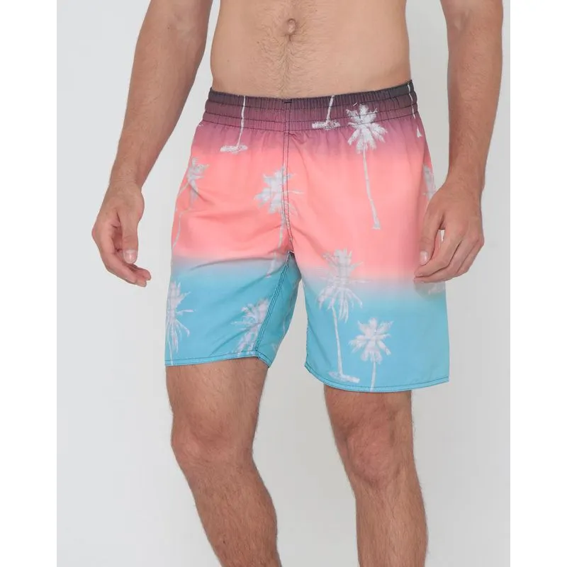 Bermuda Masculina De Praia Estampa Praiana Preta G