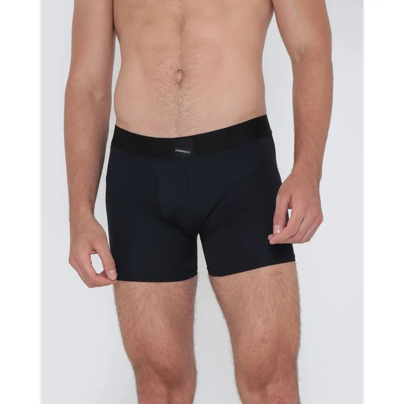 Cueca Boxer de Poliamida Preta GG