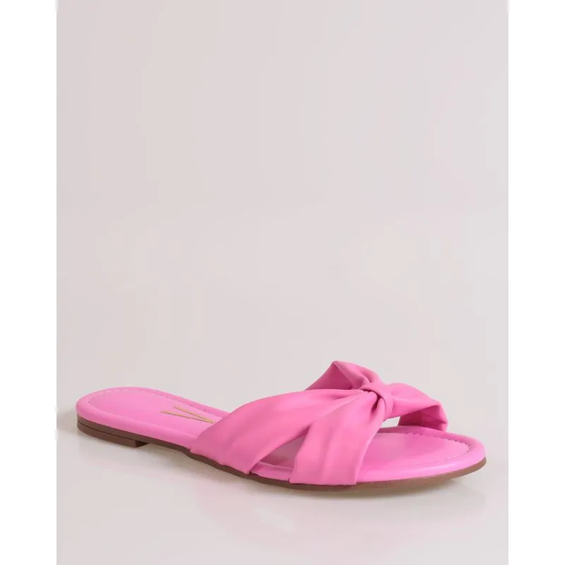Rasteirinha Tiras Transpassadas Vizzano Rosa 39