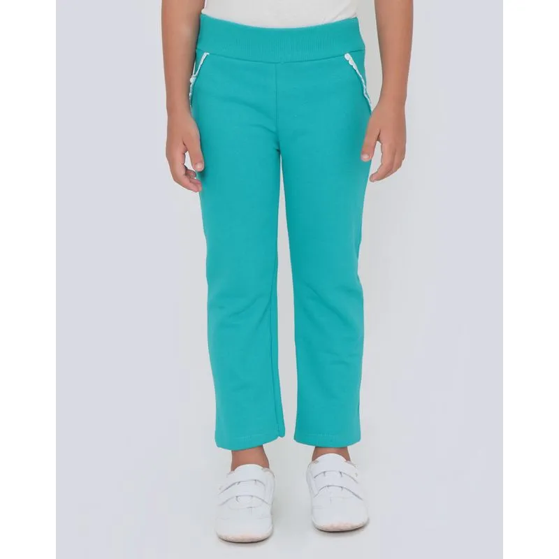 Calça de Moletom Infantil Azul 8