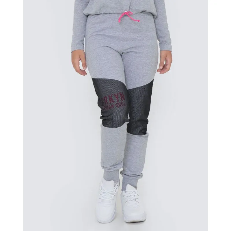 Calça Juvenil Moletom Jogger Cinza 10