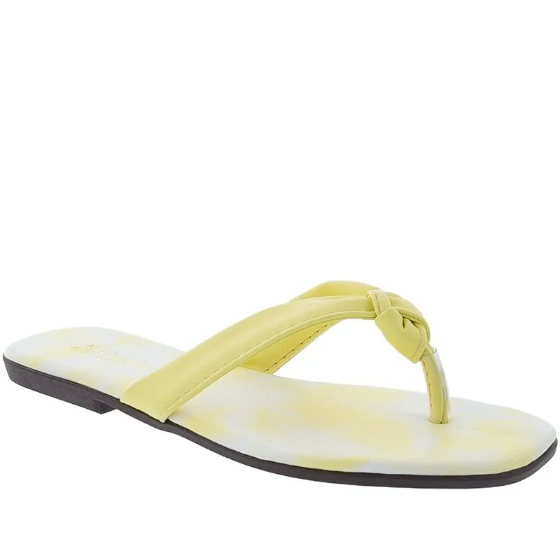Rasteira Liberte Com Nó Amarelo
