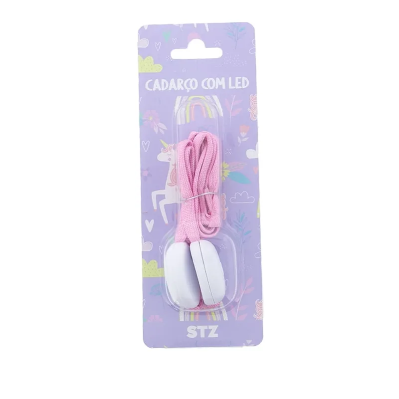 Cadarço Infantil Stz Led Rosa