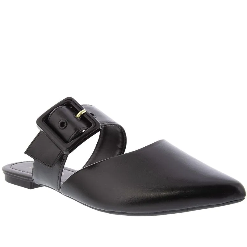 Mule Penélope Detalhe Fivela Preto