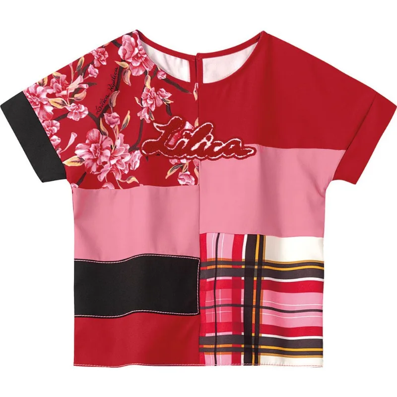 Blusa Lilica Ripilica Vermelha Menina Vermelho 3