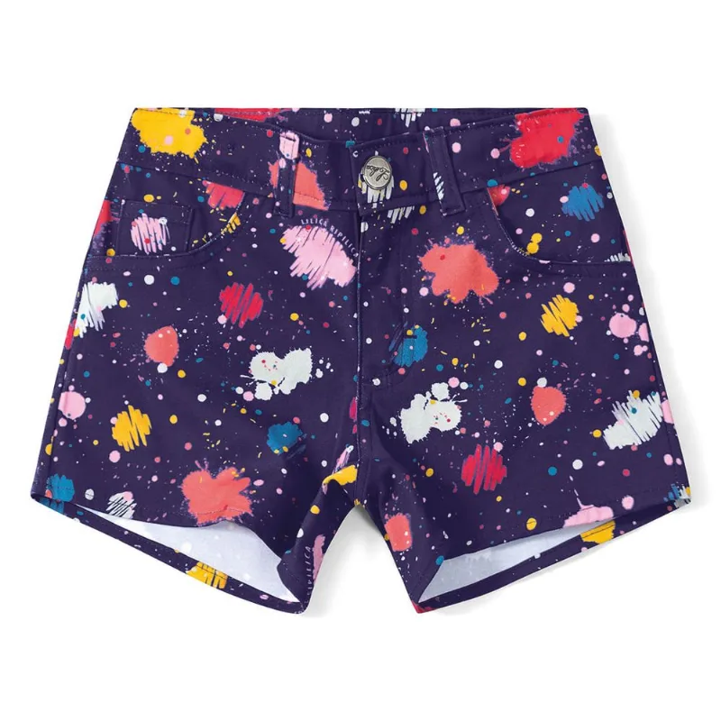 Short Lilica Ripilica Azul Menina 6
