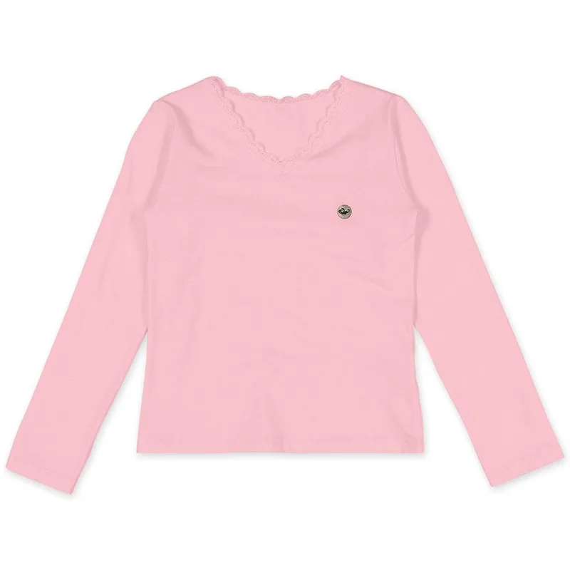 Blusa Infantil Menina - Rosa 8