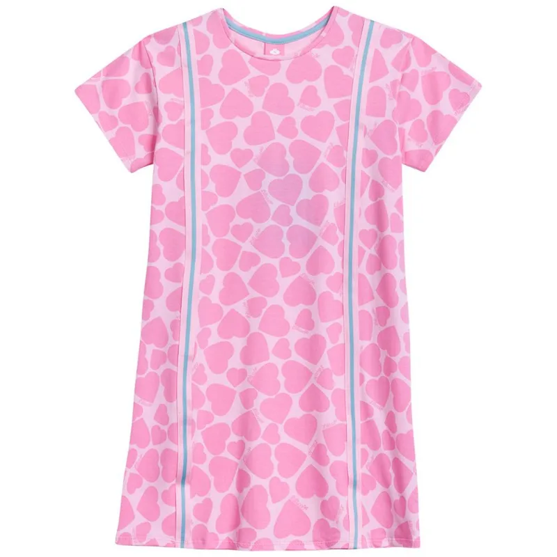Vestido Manga Curta Malha Infantil Lilica Rosa 10