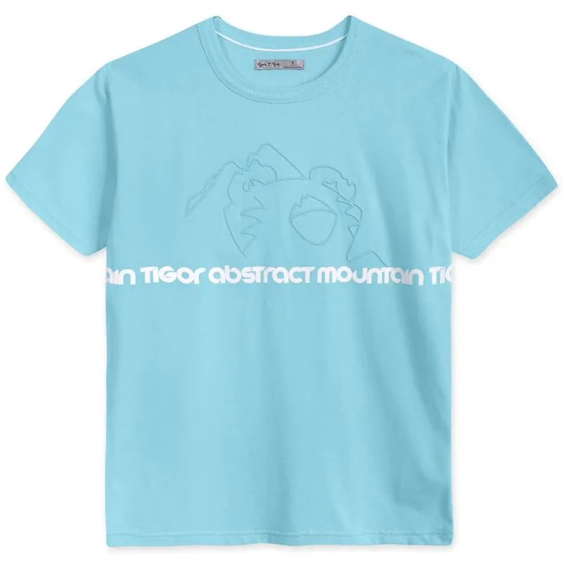Camiseta Infantil Meia Malha Tigor Azul 4