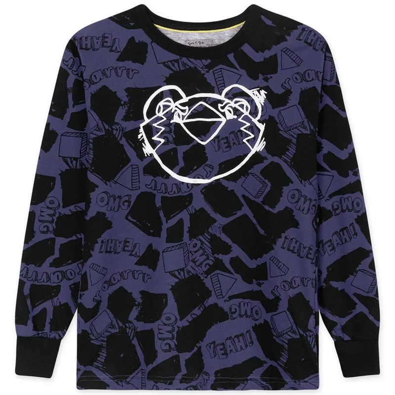 Camiseta Meia Malha Infantil Tigor Roxo 4