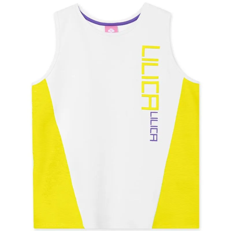 Blusa Regata Infantil Menina - Branco 4