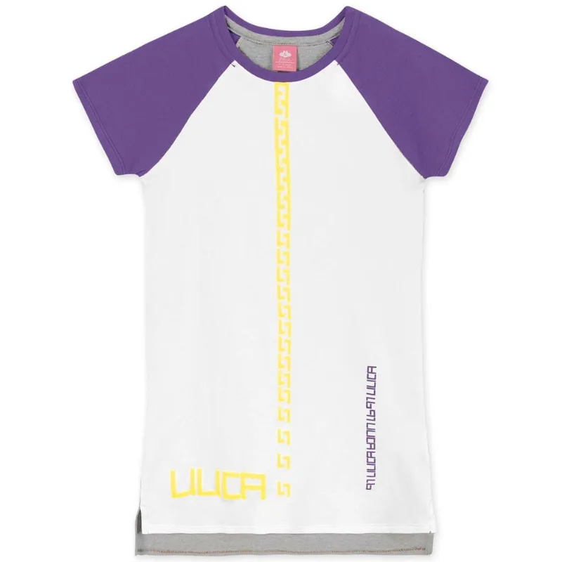Vestido Infantil Raglan - Branco 4