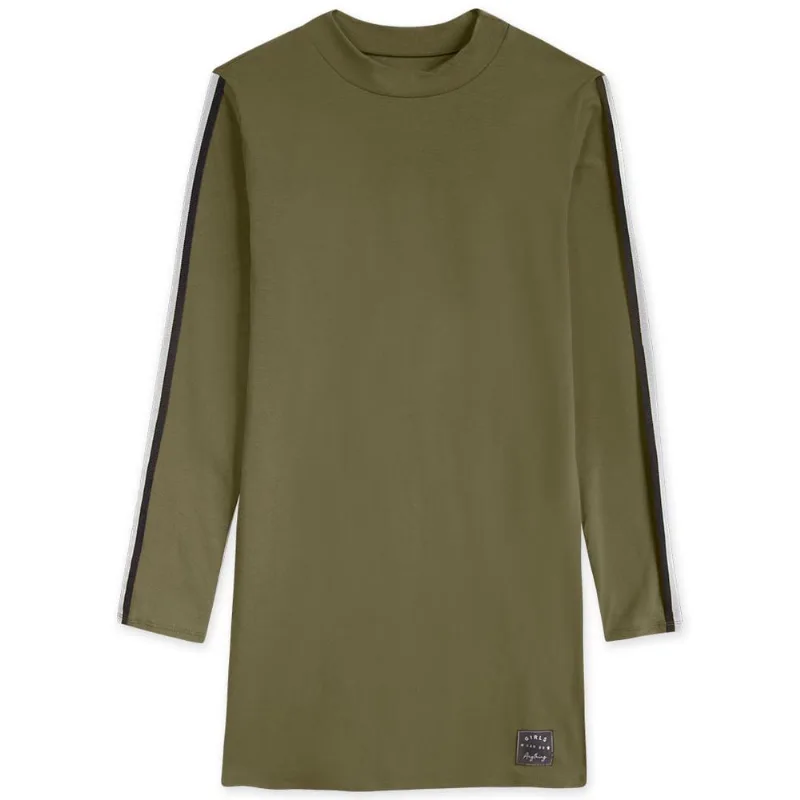 Vestido Manga Longa Malha Juvenil Hapier Verde 12