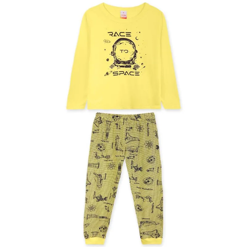 Pijama Infantil Menino - Amarelo 4