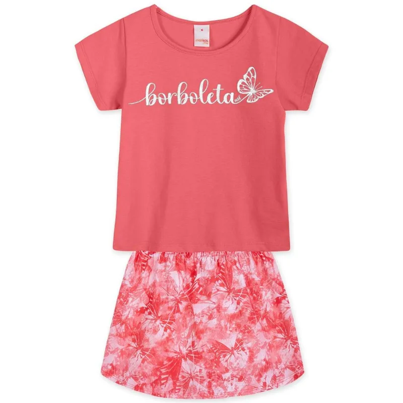 Conjunto Infantil Menina - Laranja 4