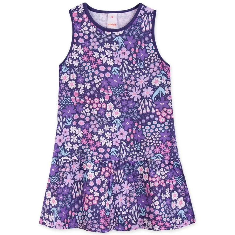 Vestido Infantil Menina - Roxo 4