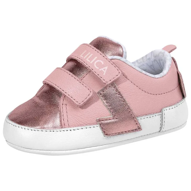 Tênis Bebê Menina Antiderrapante - Rosa 16