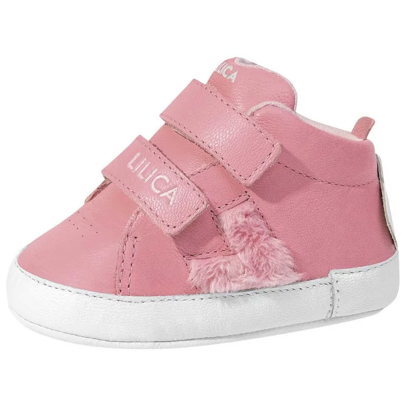 Tênis Bebê Menina Antiderrapante - Rosa 17