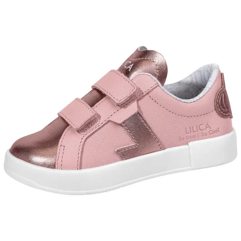 Tênis Infantil Menina Antiderrapante - Rosa 27