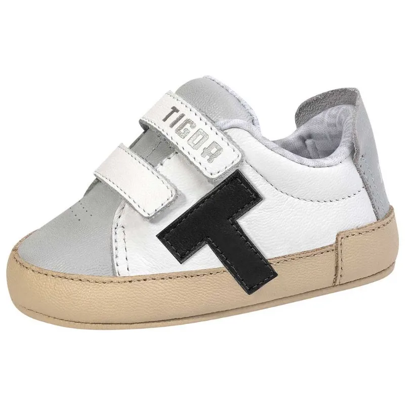 Tênis Bebê Menino Antiderrapante - Branco 15