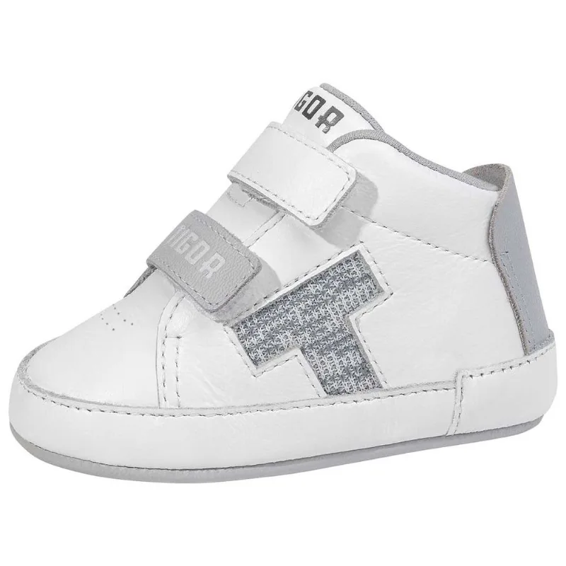 Tênis Bebê Menino Antiderrapante - Branco 18