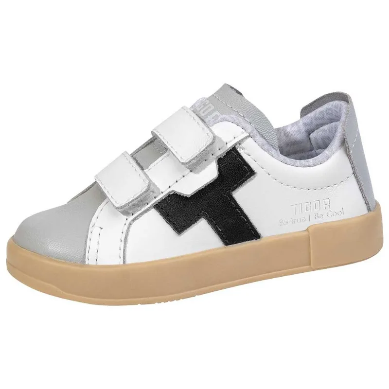 Tênis Cs Royal 93 Infantil Antiderrapante Menino Tigor Branco 26