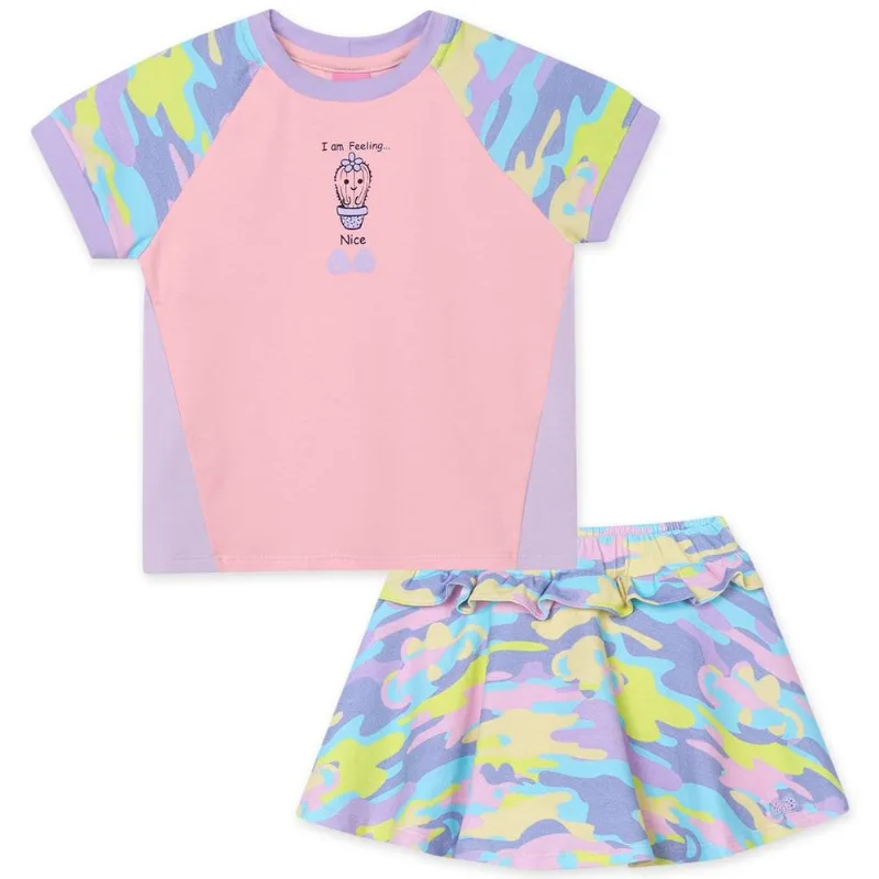 Conjunto Bebê Menina Com Repelência à Insetos - Rosa 2