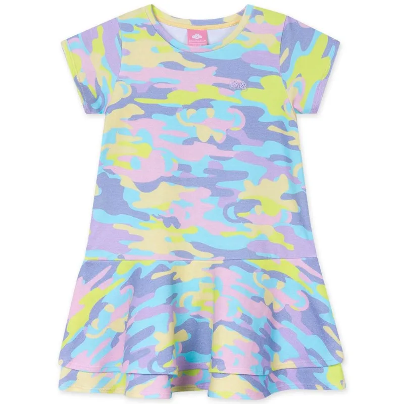 Vestido Bebê Menina Com Repelência à Insetos - Azul 1