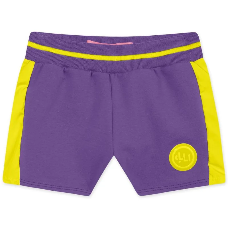 Short Infantil Menina Neon - Roxo 12