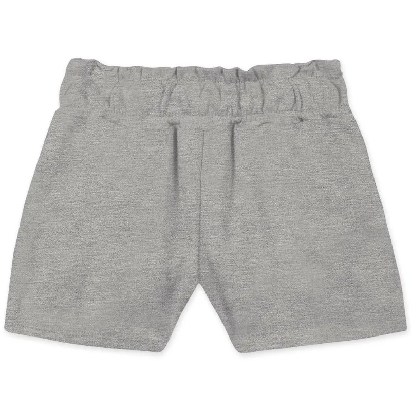 Short Moletom Infantil Menina Com Aroma - Cinza 8