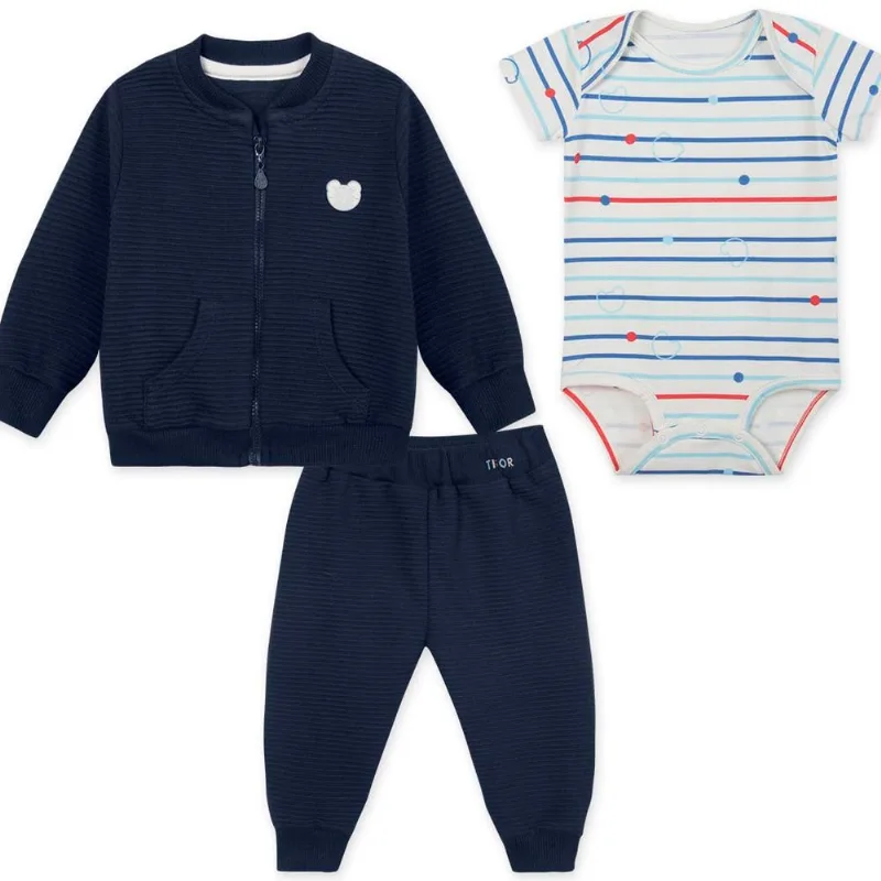 Conjunto Antiviral Bebê Tigor Azul RN
