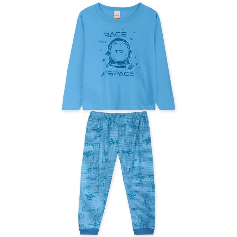 Pijama Infantil Menino - Azul 1P
