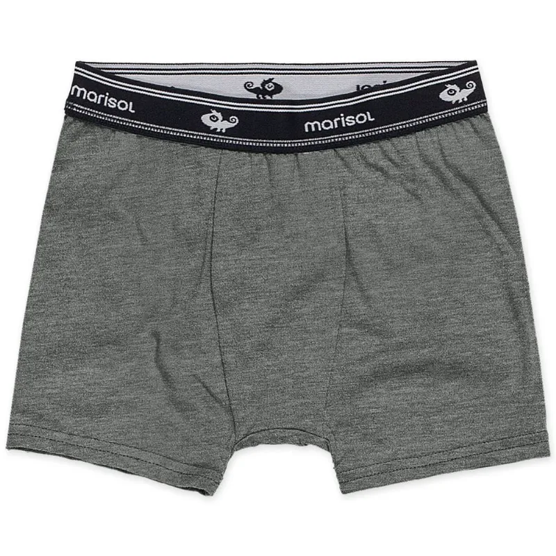 Cueca Boxer Antiviral Malha Marisol Cinza 4
