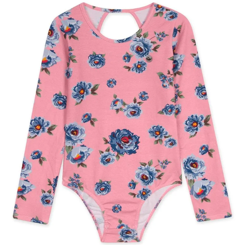 Body Manga Longa Antiviral Malha Menina Marisol Rosa 8
