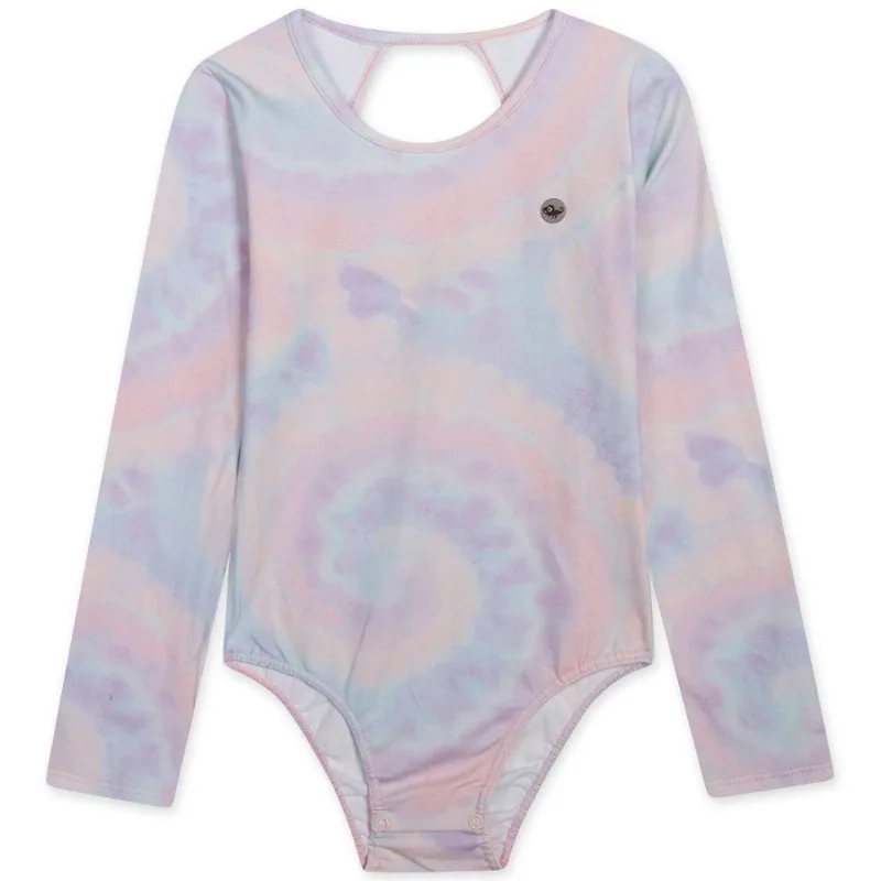 Body Manga Longa Antiviral Malha Menina Marisol Lilás 2P