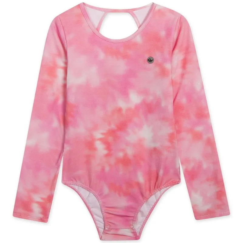 Body Manga Longa Antiviral Malha Menina Marisol Rosa 14