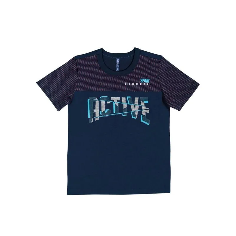 CAMISETA CATIVA INFANTIL MENINO