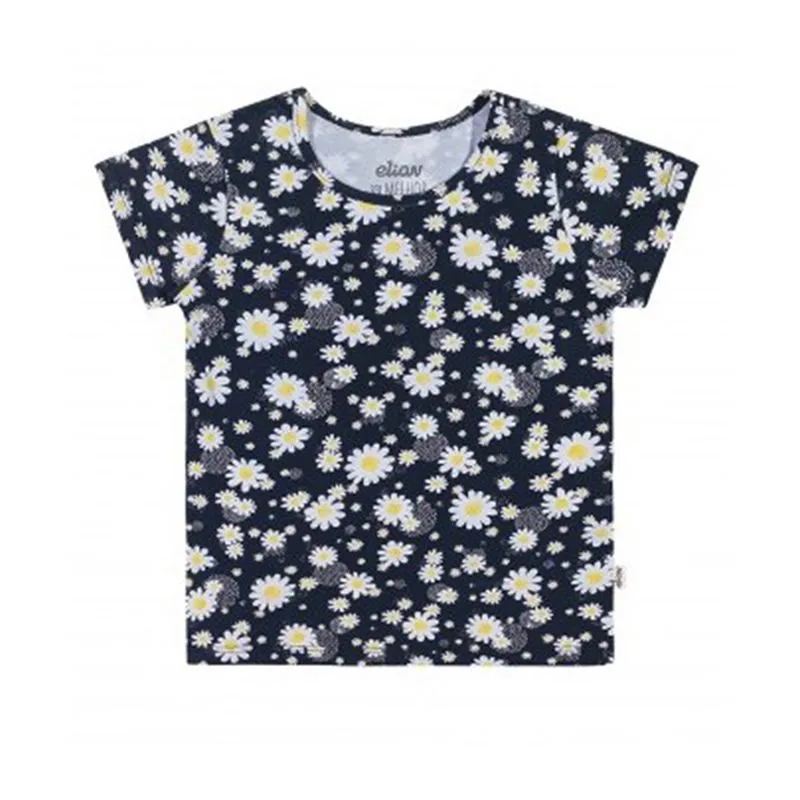 Blusa Infantil Menina Com Estampa Diversa 1/3 - 231486-AZUL ESCURO-1