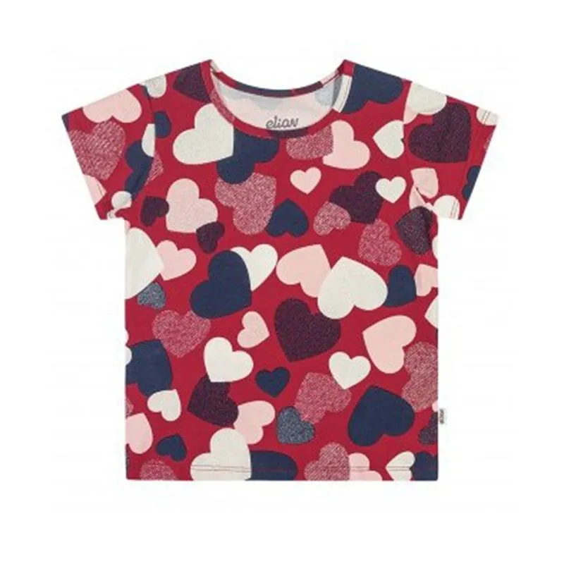 Blusa Infantil Menina Com Estampa Diversa 1/3 - 231486-VERMELHO-2