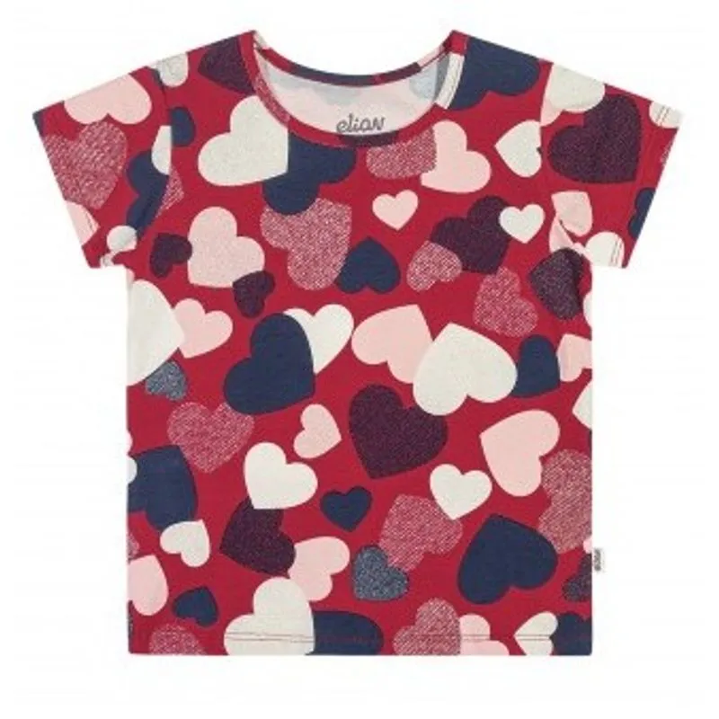 Blusa Juvenil Menina Com Estampa Diversa 10/16 - 231486-VERMELHO-12