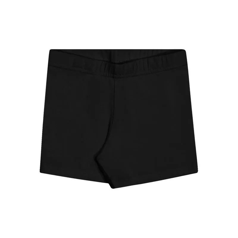 Shorts Infantil Menina Básico Elian Preto 3