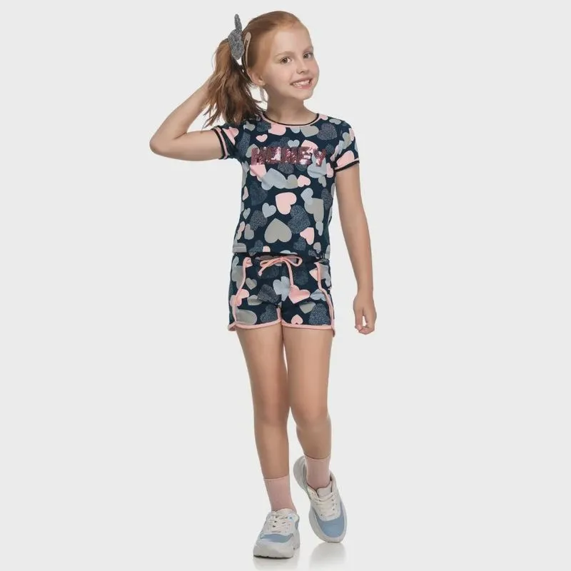 Conjunto Infantil Verão Blusa e Short Honey 251441 - Elian