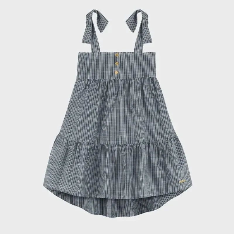 Vestido Infantil Mullet Listrado 172907 - Elian Coloritá