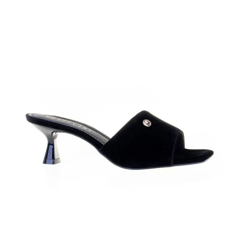 Tamanco Feminino Calce Fácil Moderno Conforto Casual Preto 35